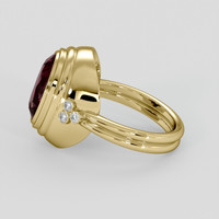 4.82 Ct. Red Garnet Ring, 18K Yellow Gold 4
