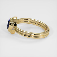 1.54 Ct. Sapphire Ring, 18K Yellow Gold 4