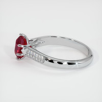 1.02 Ct. Ruby Ring, Platinum 950 4