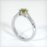 0.77 Ct. Sapphire Ring, Platinum 950 2