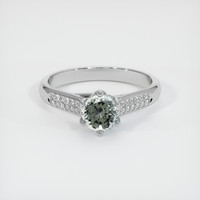 0.76 Ct. Sapphire Ring, Platinum 950 1