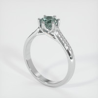 0.76 Ct. Sapphire Ring, Platinum 950 2