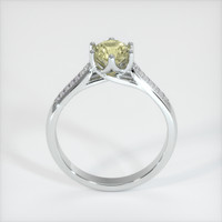 0.79 Ct. Yellow Sapphire Ring, Platinum 950 3