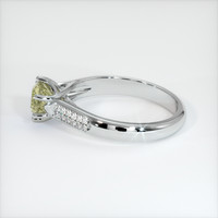 0.79 Ct. Yellow Sapphire Ring, Platinum 950 4