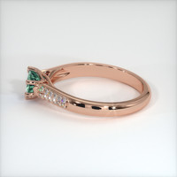 0.82 Ct. Sapphire Ring, 14K Rose Gold 4
