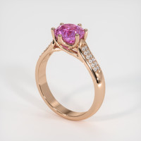 1.72 Ct. Sapphire Ring, 18K Rose Gold 2