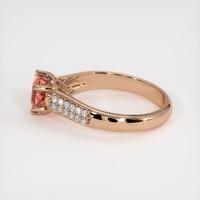 1.12 Ct. Sapphire Ring, 18K Rose Gold 4