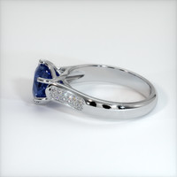 1.89 Ct. Blue Sapphire Ring, 10K White Gold 4