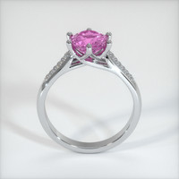1.72 Ct. Pink Sapphire Ring, 10K White Gold 3