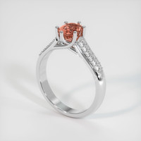 1.12 Ct. Sapphire Ring, 14K White Gold 2