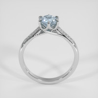 1.17 Ct. Bluish Green Sapphire Ring, 14K White Gold 3
