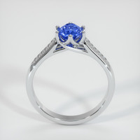 0.76 Ct. Sapphire Ring, 18K White Gold 3