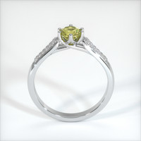 0.77 Ct. Sapphire Ring, 18K White Gold 3