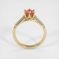 1.12 Ct. Padparadscha Sapphire Ring, 14K Yellow Gold 3