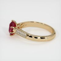 1.02 Ct. Ruby Ring, 14K Yellow Gold 4