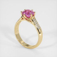 1.72 Ct. Sapphire Ring, 18K Yellow Gold 2