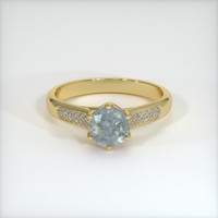 1.15 Ct. Sapphire Ring, 18K Yellow Gold 1
