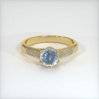 1.17 Ct. Sapphire Ring, 18K Yellow Gold 1