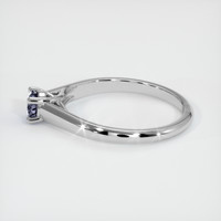 0.49 Ct. Purple Sapphire Ring, 14K White Gold 4