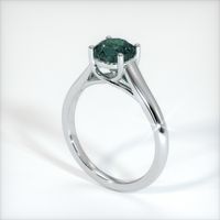 1.71 Ct. Sapphire Ring, 18K White Gold 2