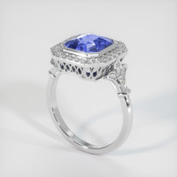 3.52 Ct. Sapphire Ring, Platinum 950 2