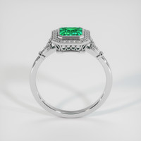 0.92 Ct. Emerald Ring, Platinum 950 3