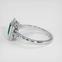 1.33 Ct. Emerald Ring, Platinum 950 4
