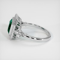 2.42 Ct. Emerald Ring, Platinum 950 4