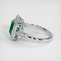 2.79 Ct. Emerald Ring, Platinum 950 4