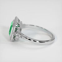 1.45 Ct. Emerald Ring, Platinum 950 4