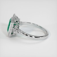 1.58 Ct. Emerald Ring, Platinum 950 4