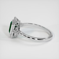 1.00 Ct. Emerald Ring, Platinum 950 4