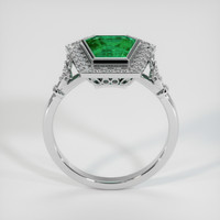 1.50 Ct. Emerald Ring, Platinum 950 3