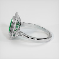 1.50 Ct. Emerald Ring, Platinum 950 4