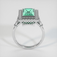 3.72 Ct. Emerald Ring, Platinum 950 3