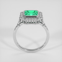 2.07 Ct. Emerald Ring, Platinum 950 3