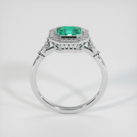 0.93 Ct. Emerald Ring, Platinum 950 3