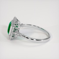 1.46 Ct. Emerald Ring, Platinum 950 4