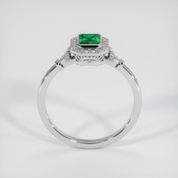 0.59 Ct. Emerald Ring, Platinum 950 3