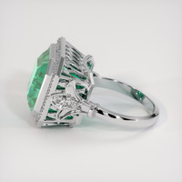 10.04 Ct. Emerald Ring, Platinum 950 4