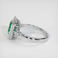 1.61 Ct. Emerald Ring, Platinum 950 4