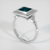 1.63 Ct. Gemstone Ring, Platinum 950 2