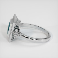 1.63 Ct. Gemstone Ring, Platinum 950 4