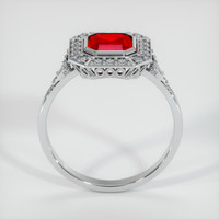 1.27 Ct. Ruby Ring, Platinum 950 3