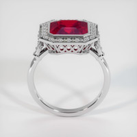 4.21 Ct. Ruby Ring, Platinum 950 3