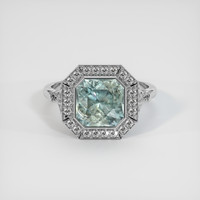 4.10 Ct. Sapphire Ring, Platinum 950 1