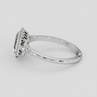 1.65 Ct. Green Sapphire Ring, Platinum 950 4