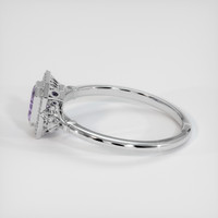 0.73 Ct. Sapphire Ring, Platinum 950 4