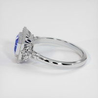 1.37 Ct. Sapphire Ring, Platinum 950 4