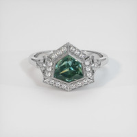 2.44 Ct. Sapphire Ring, Platinum 950 1